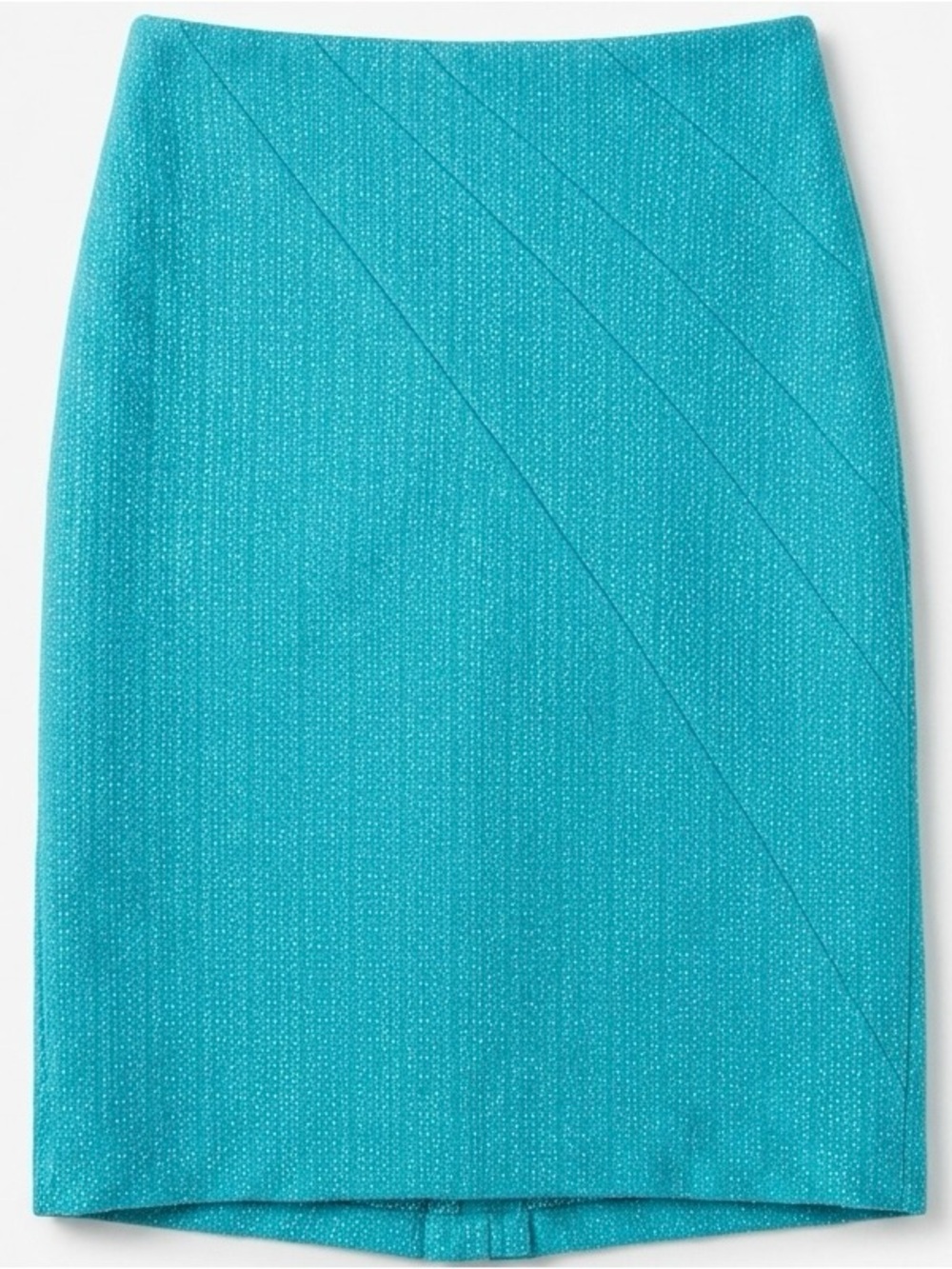 Anthropologie Eva Franco Turquoise Teal Lined Fitted Pencil Skirt 8